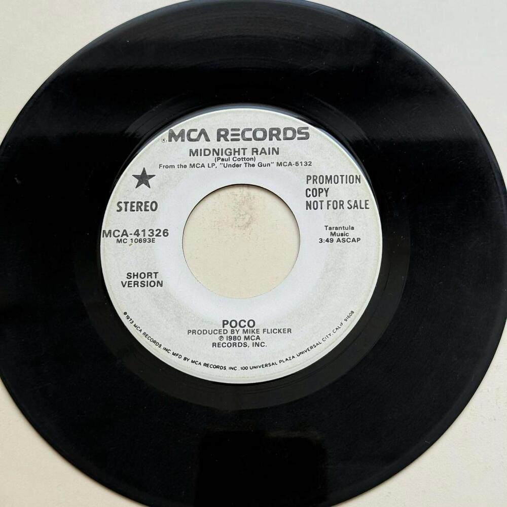 Poco - Midnight Rain 45rpm VG+ R23